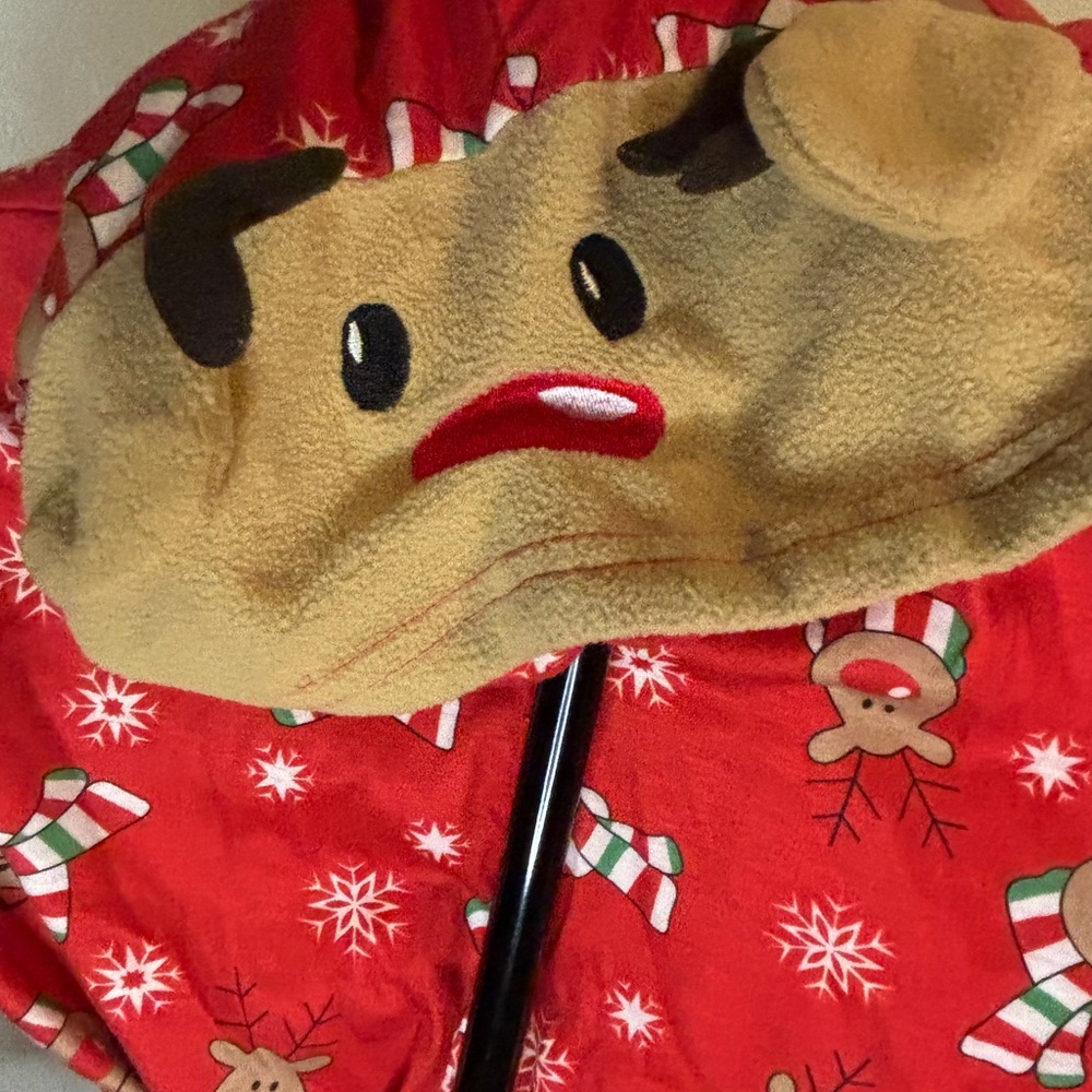 Festive Red Reindeer Onsie